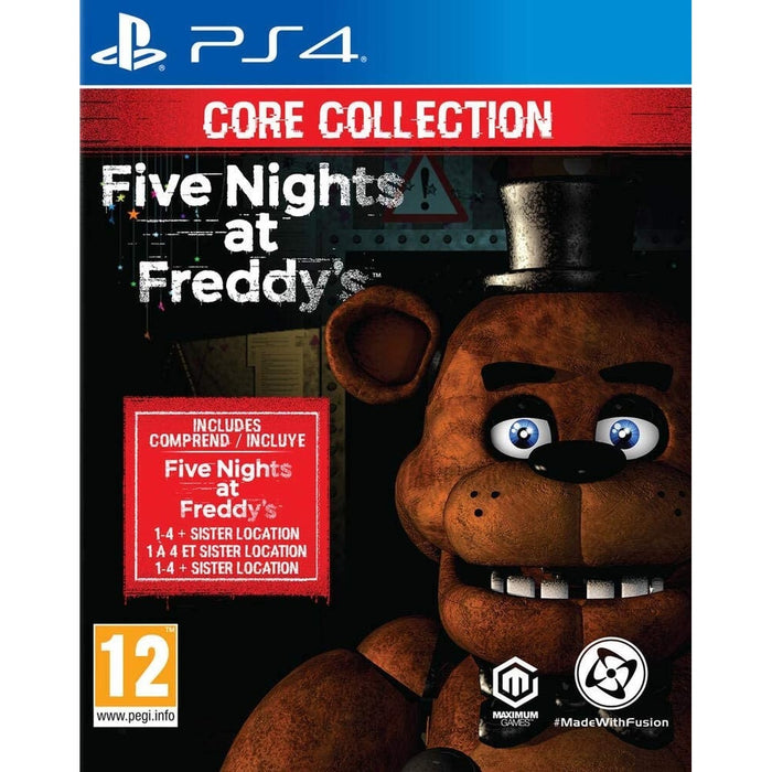 Five Nights at Freddy's Core Collection PlayStation 4 dobozborító