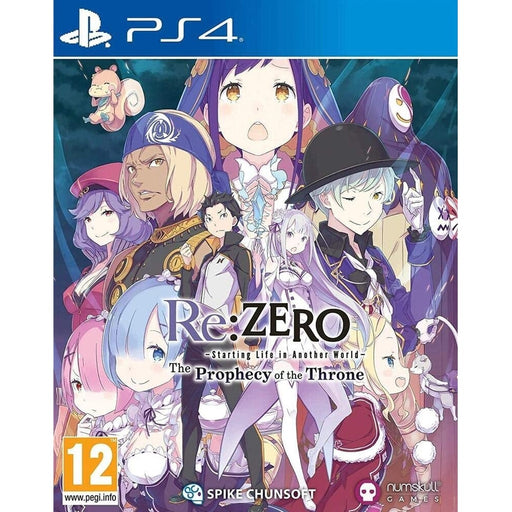 Re:ZERO - Starting Life in Another World: The Prophecy of the Throne PS4 borító