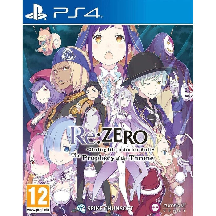 Re:ZERO - Starting Life in Another World: The Prophecy of the Throne PS4 borító