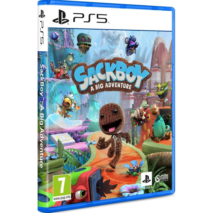 Sackboy: A Big Adventure PlayStation 5 doboz – angol/francia/portugál/arab borító