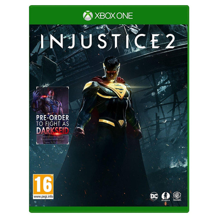 Injustice 2 Xbox One játék doboza