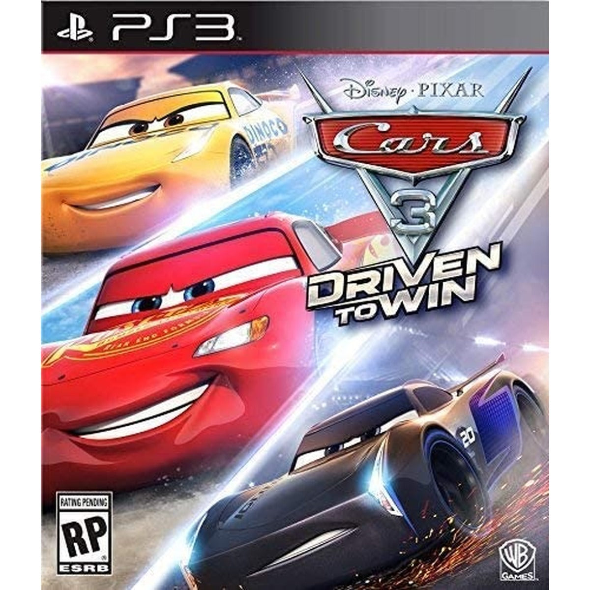 Cars 3: Driven to Win PlayStation 3 game box