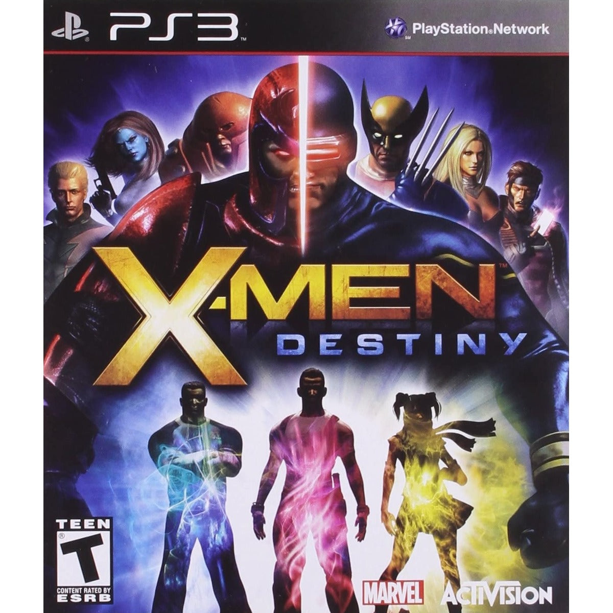 X-Men: Destiny PlayStation 3 game box art