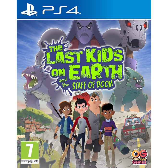 The Last Kids on Earth and the Staff of Doom PlayStation 4 játék doboza