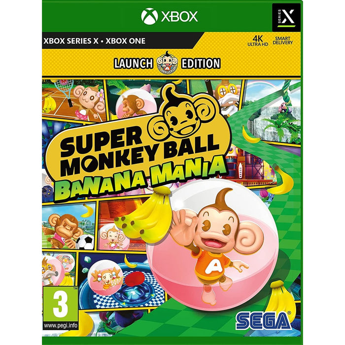 Super Monkey Ball Banana Mania Launch Edition Xbox Series X doboz