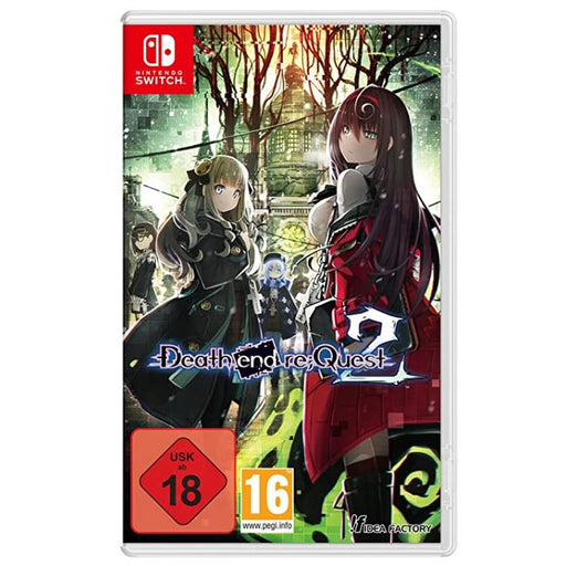 Death end re;Quest 2 Calendar Edition Nintendo Switch doboz és gyűjtői csomag