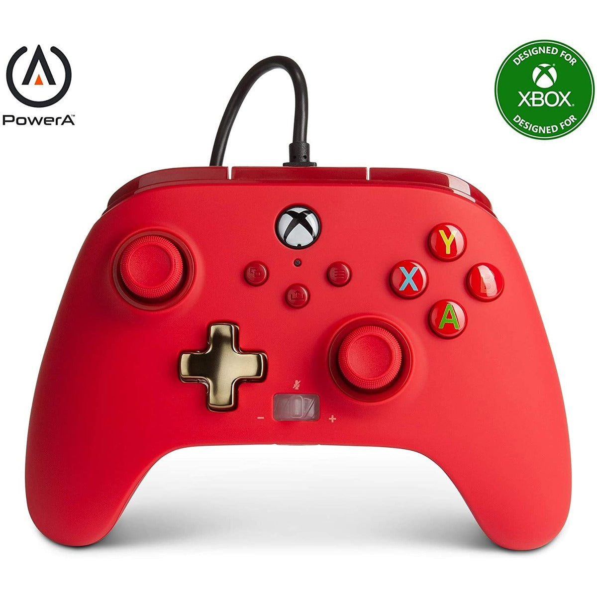 PowerA Enhanced Wired Controller Bold Red for Xbox One