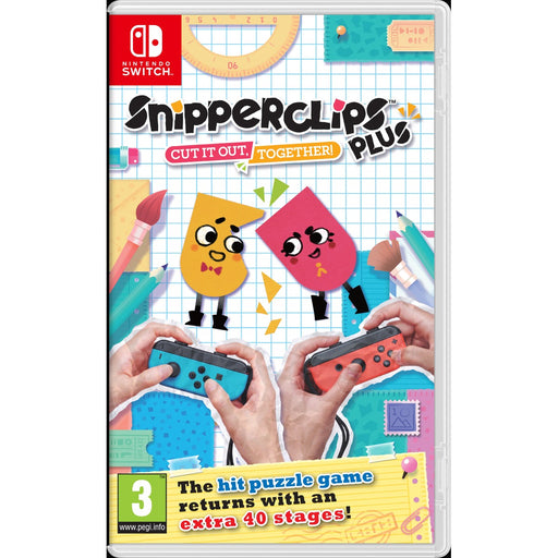 Snipperclips Plus – Cut it out, together! Nintendo Switch játék doboza