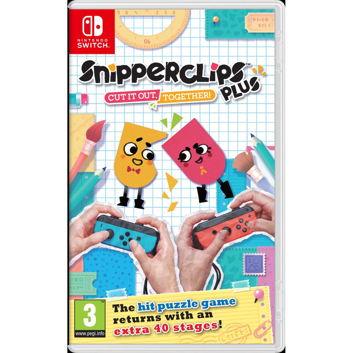 Snipperclips Plus – Cut it out, together! Nintendo Switch játék doboza