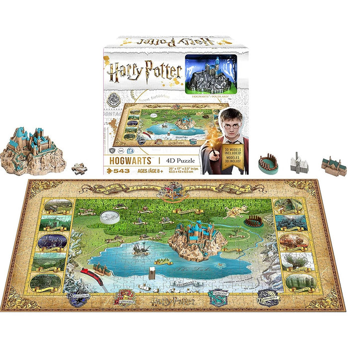 Wrebbit 3D Puzzle Harry Potter Mini Hogwarts 543 darabos doboz