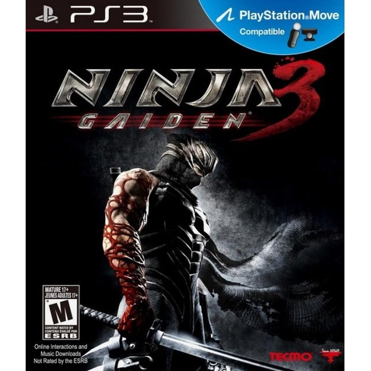 Ninja Gaiden 3 PlayStation 3 game box art