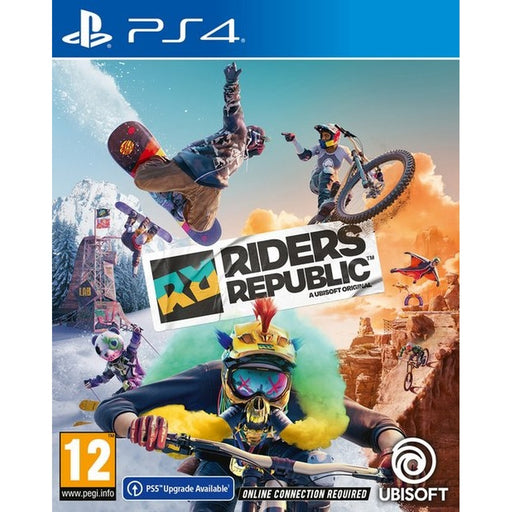 Riders Republic PS4 játék dobozborítója – Ubisoft extrém sport nyílt világ