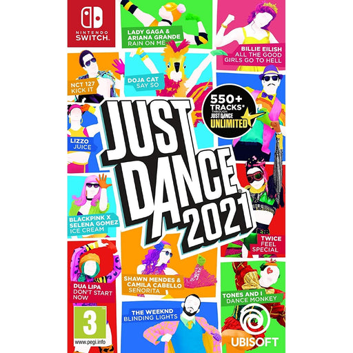 Just Dance 2021 Nintendo Switch játék dobozborítója