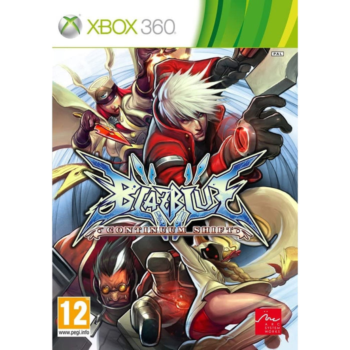 BlazBlue: Continuum Shift Xbox 360 játék borítója
