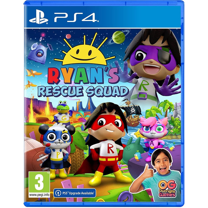 Ryan's Rescue Squad PlayStation 4 játék doboza