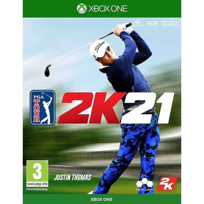 PGA Tour 2K21 Xbox One játék doboza – francia kiadás