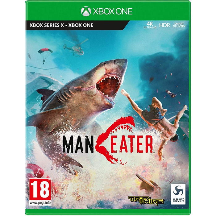 Maneater Xbox Series X játék dobozborítója