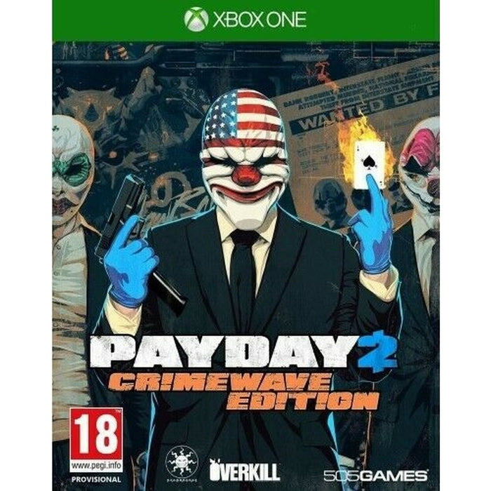 Payday 2 Crimewave Edition Xbox One olasz borítós doboz