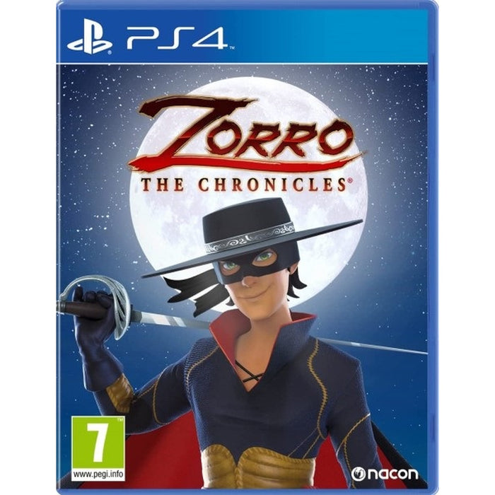 Zorro: The Chronicles PlayStation 4 játék dobozborítója