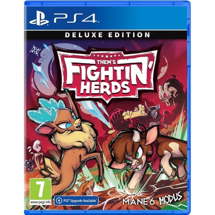 Them's Fightin' Herds Deluxe Edition PlayStation 4 doboz