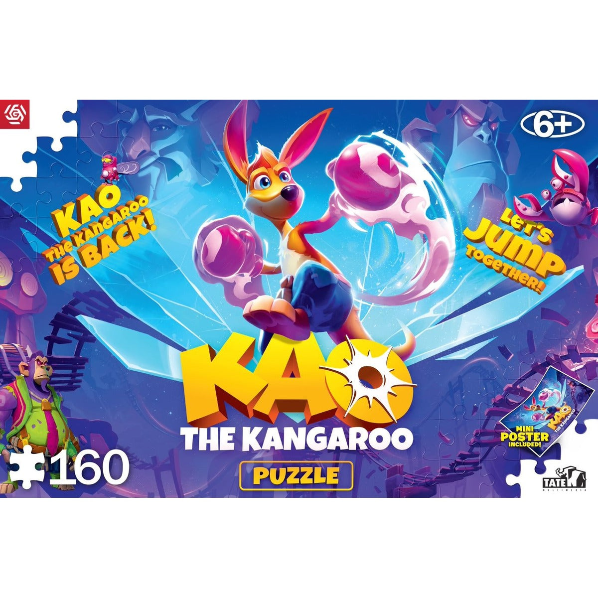 Good Loot Kids Puzzle Kao The Kangaroo 160 pieces box