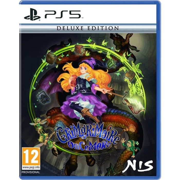 GrimGrimoire OnceMore Deluxe Edition PS5 dobozborító