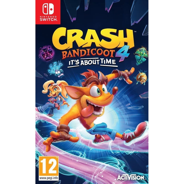 Crash Bandicoot 4: It's About Time Nintendo Switch játék doboza