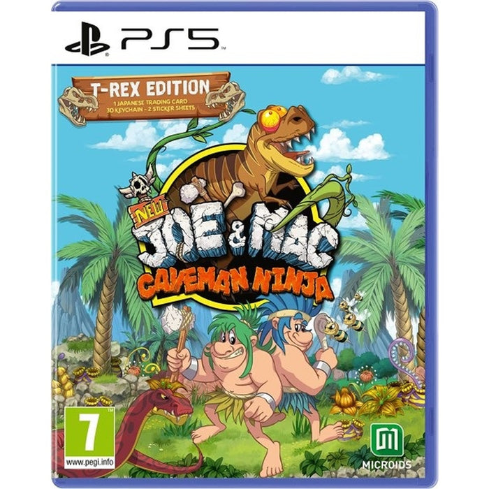 New Joe & Mac: Caveman Ninja T-Rex Edition PlayStation 5 doboz