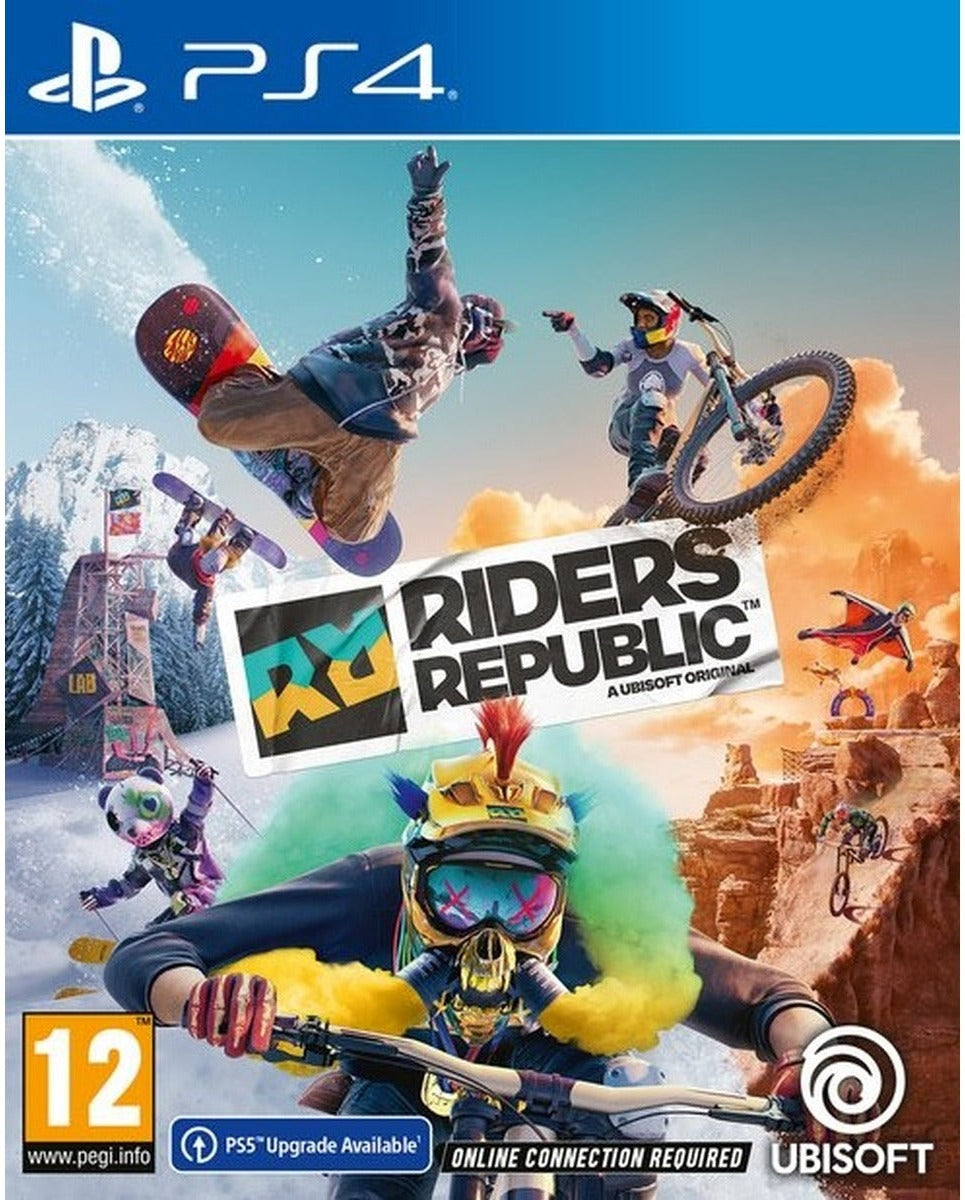 Riders Republic PS4 game box art – Ubisoft extreme sports open world