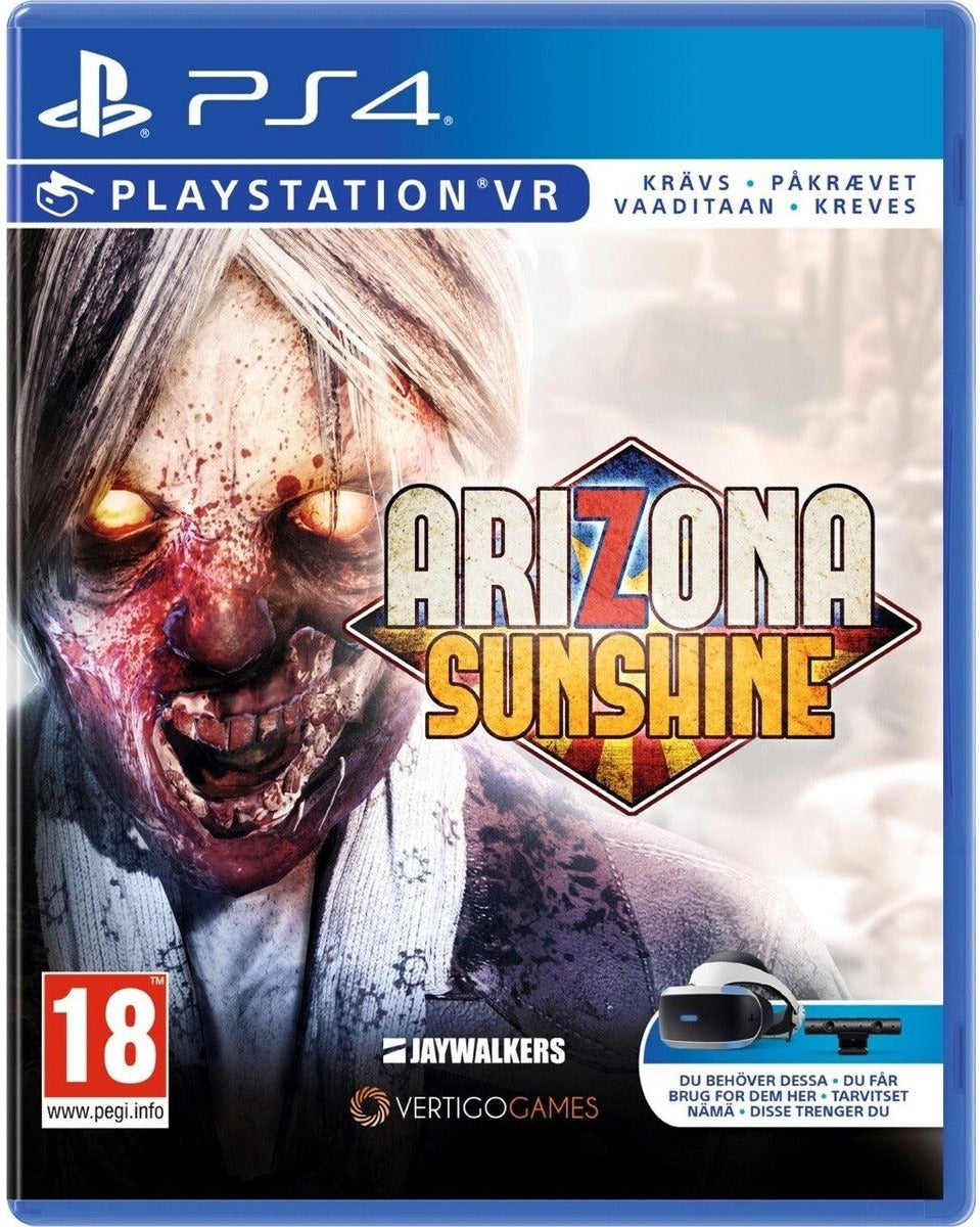 Arizona Sunshine PlayStation 4 PlayStation VR game box art