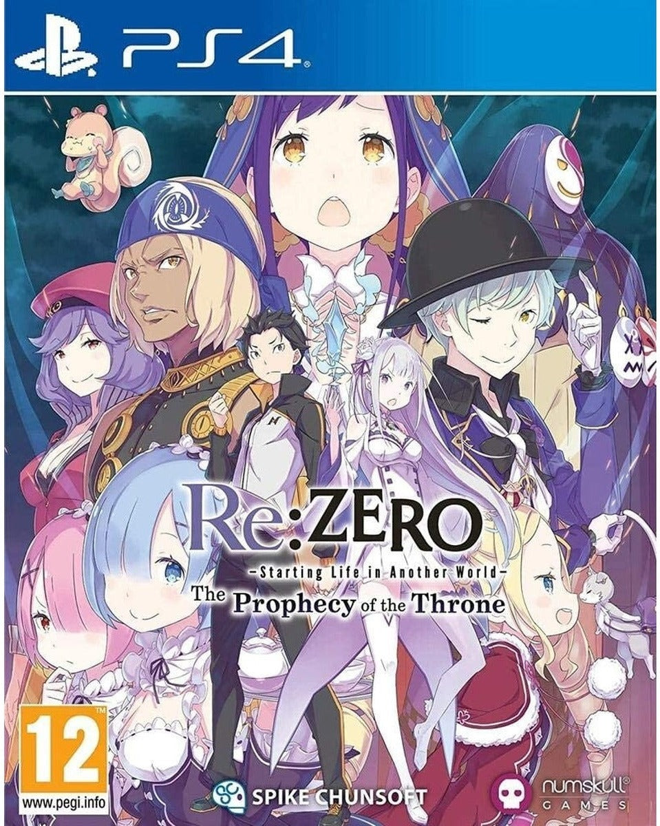 Re:ZERO - Starting Life in Another World: The Prophecy of the Throne PS4 box art