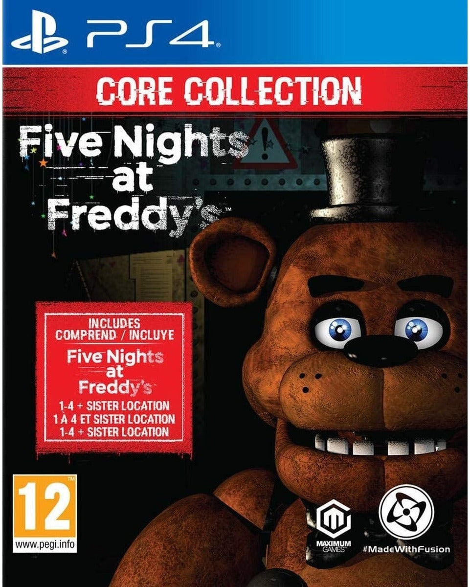 Five Nights at Freddy's Core Collection PlayStation 4 box art