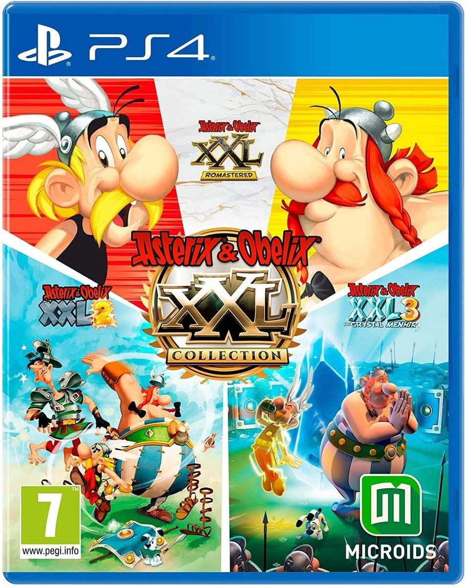 Asterix & Obelix XXL Collection (1, 2 & 3) PlayStation 4 game box