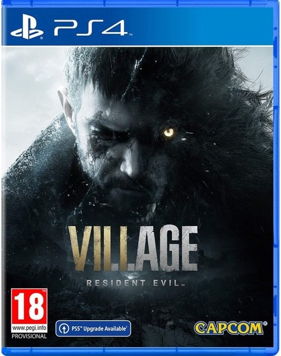 Resident Evil Village PlayStation 4 game box art