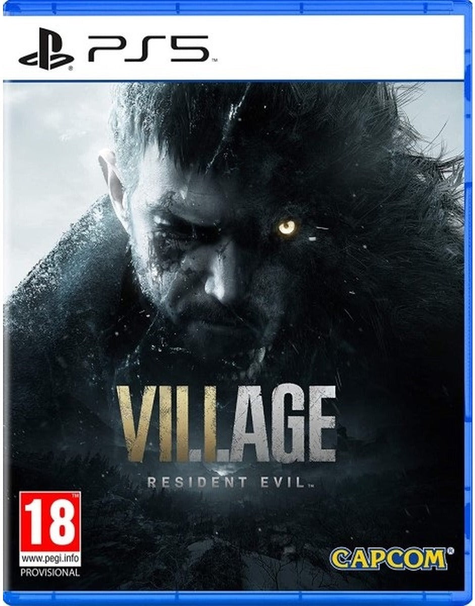 Resident Evil Village PlayStation 5 game box art