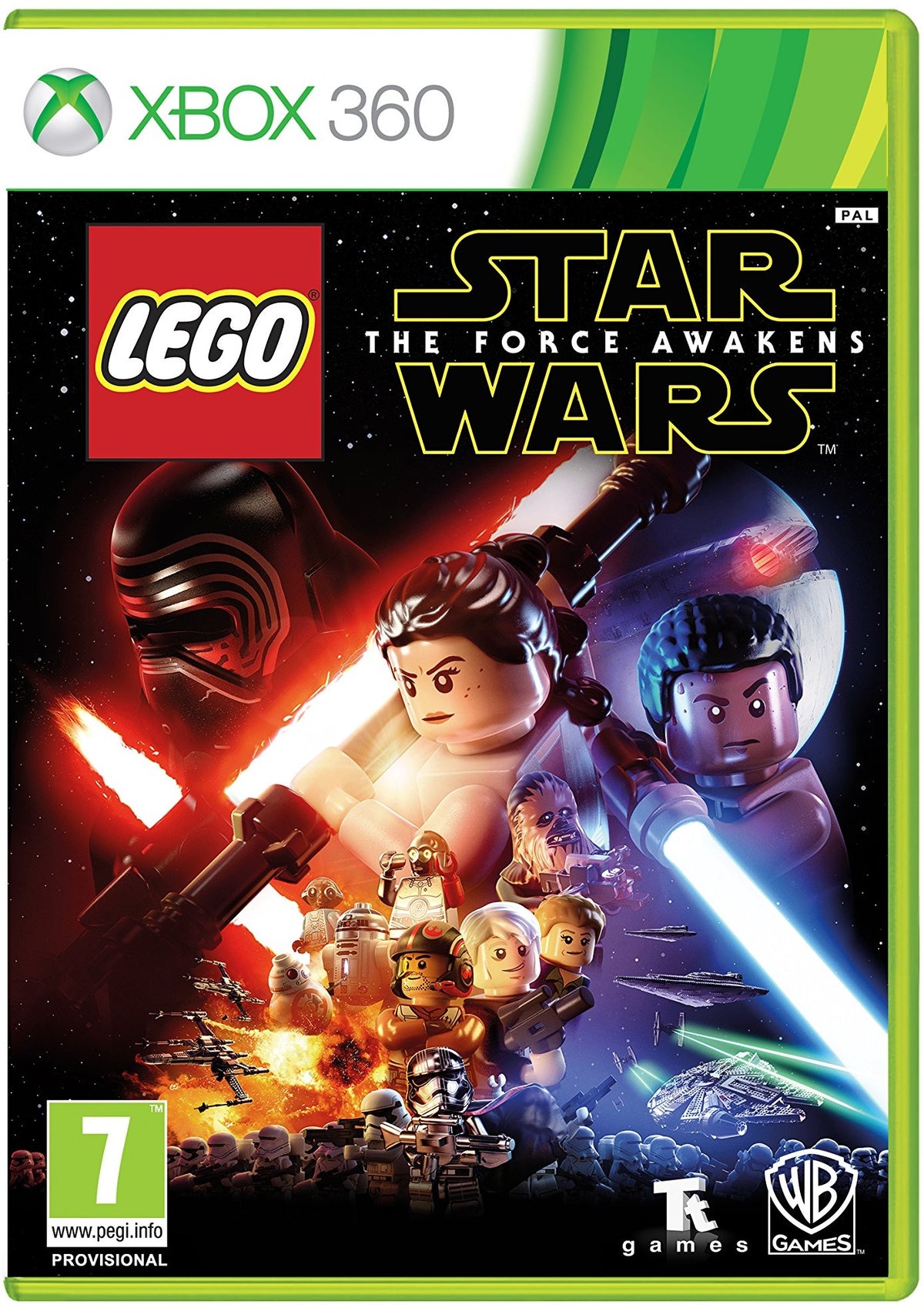 LEGO Star Wars: The Force Awakens Xbox 360 game box art
