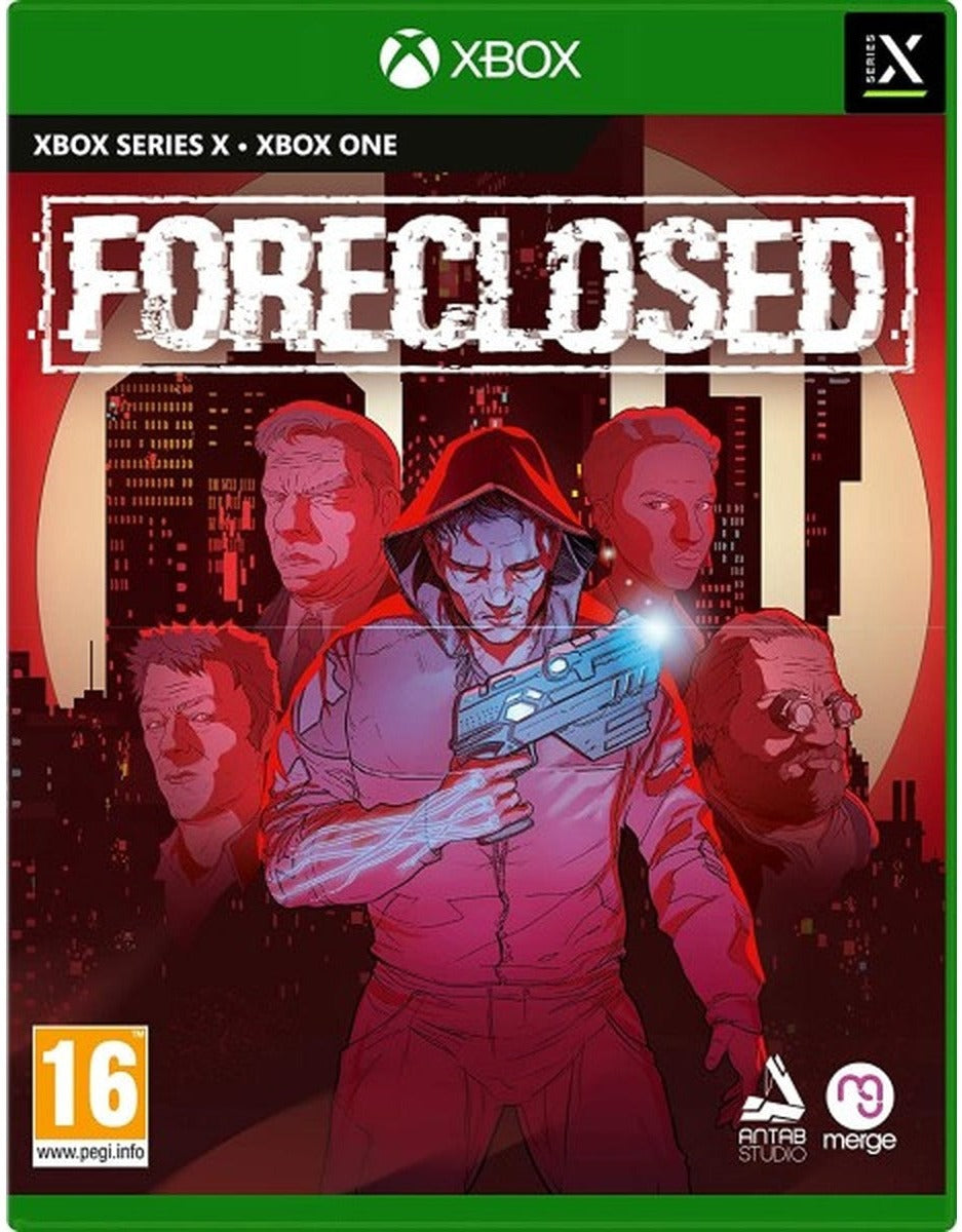 Foreclosed Xbox Series X game box art
