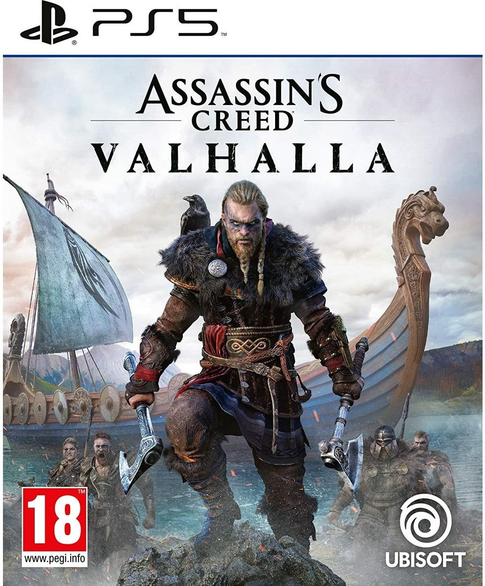 Assassin's Creed: Valhalla PlayStation 5 game box art