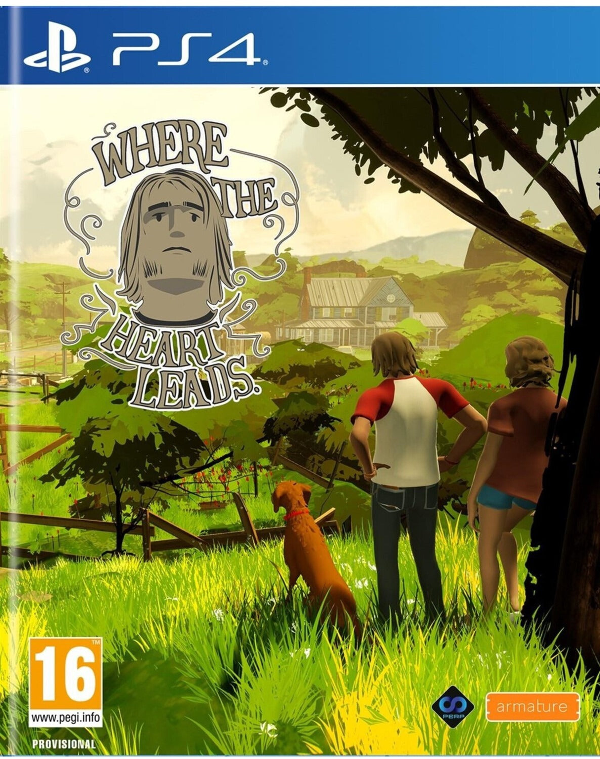 Where the Heart Leads PS4 physical edition box art by Perp Games