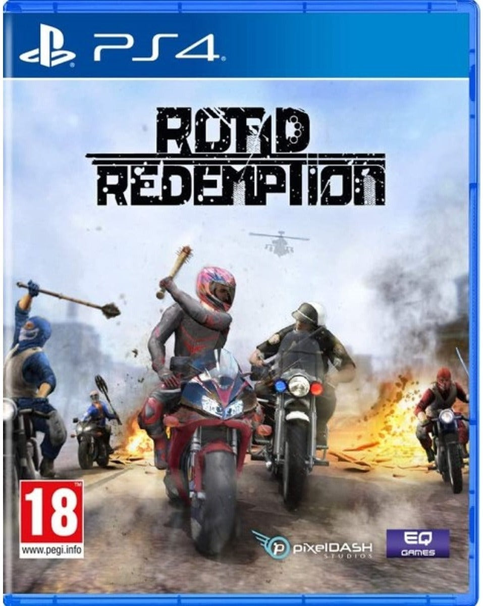 Road Redemption PlayStation 4 game box art