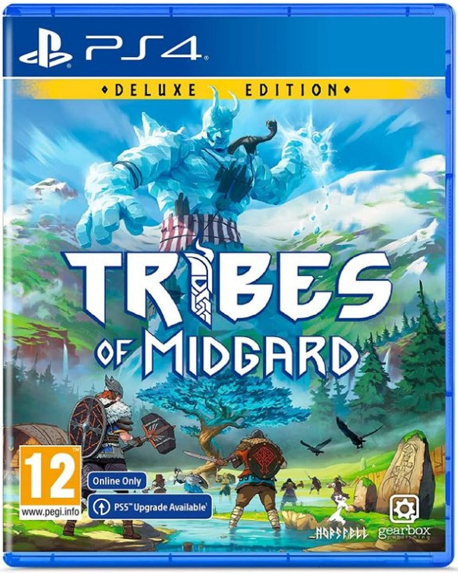 Tribes of Midgard Deluxe Edition PlayStation 4 box art