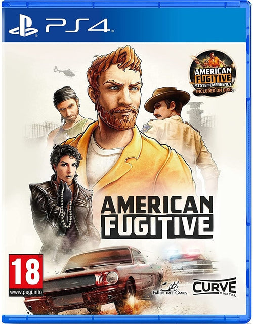 American Fugitive: State of Emergency PlayStation 4 game box art