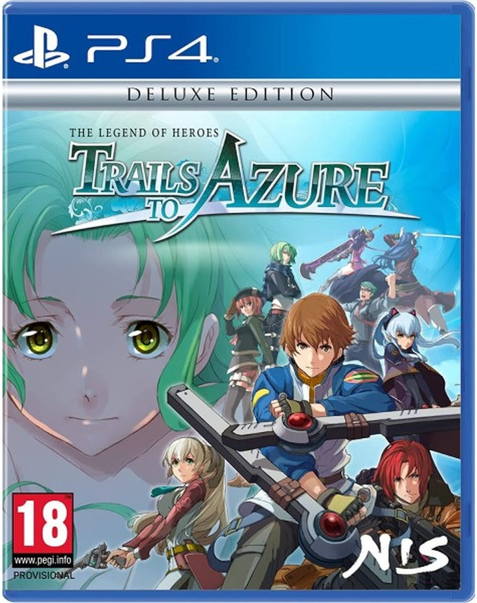 The Legend of Heroes: Trails to Azure Deluxe Edition PlayStation 4 box art