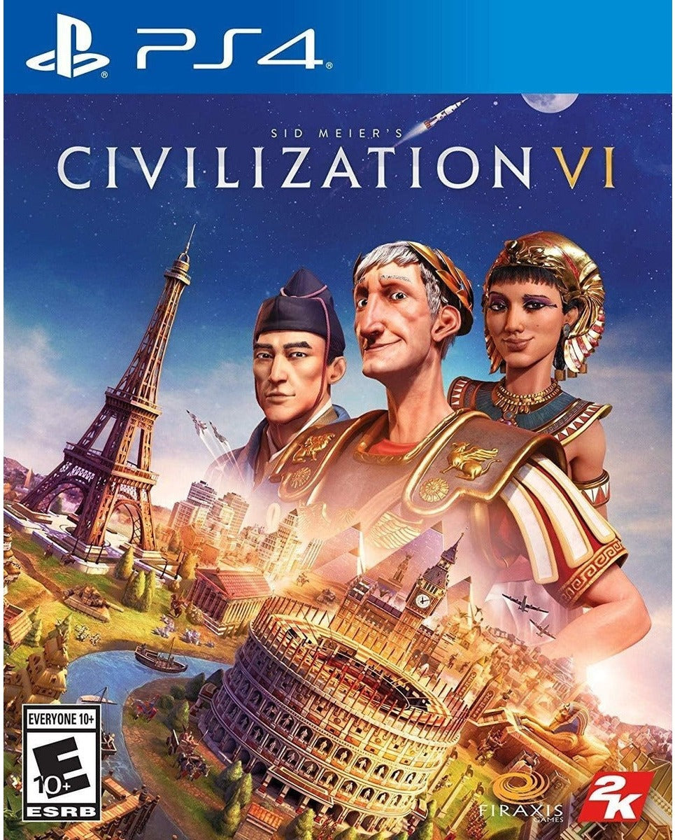 Sid Meier's Civilization VI PlayStation 4 game box art