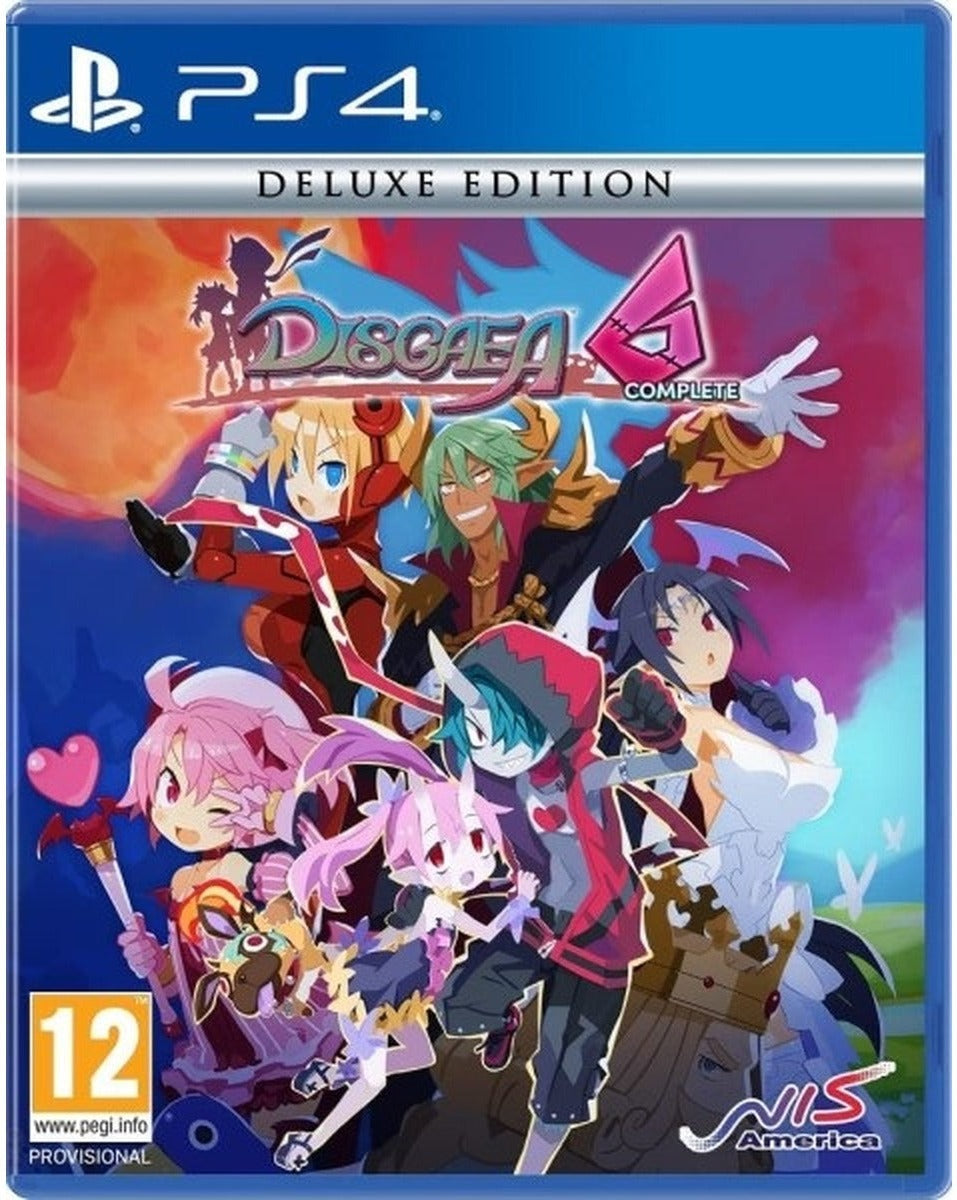 Disgaea 6 Complete Deluxe Edition PlayStation 4 box art