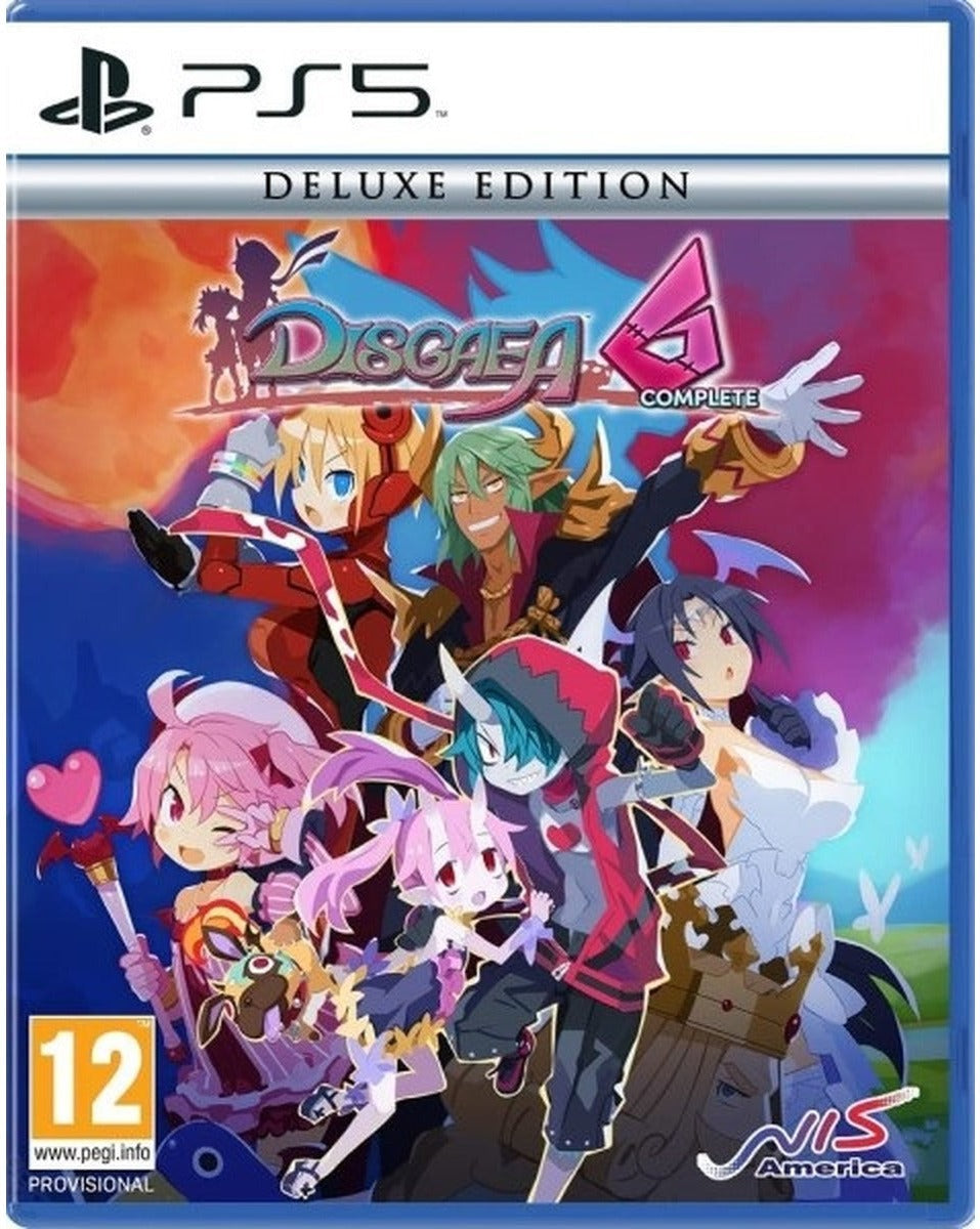 Disgaea 6 Complete Deluxe Edition PlayStation 5 box art