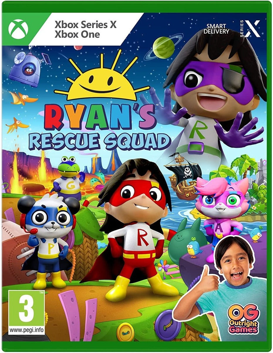 Ryan's Rescue Squad Xbox Series X game box art