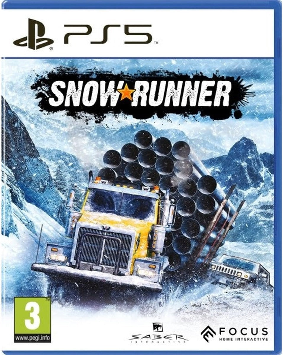 SnowRunner PlayStation 5 game box art