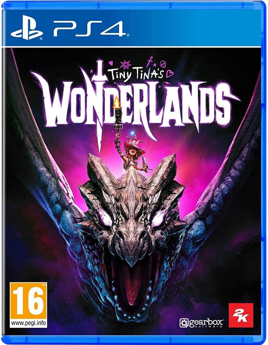 Tiny Tina's Wonderlands PlayStation 4 game box art