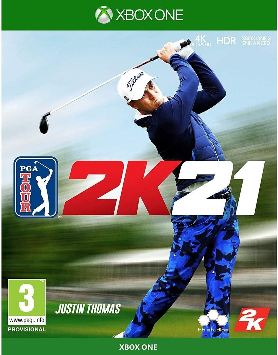 PGA Tour 2K21 Xbox One game box – French edition